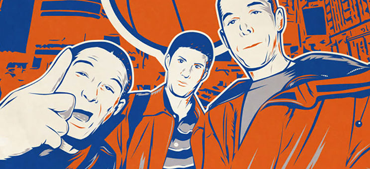 Beastie Boys poster by BIll Wood.