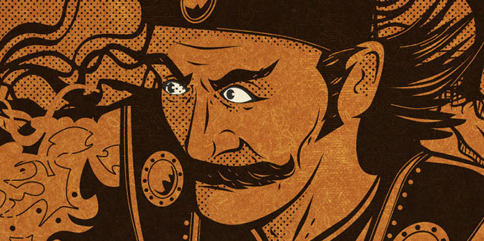 The Cramps poster art by Bill Wood.