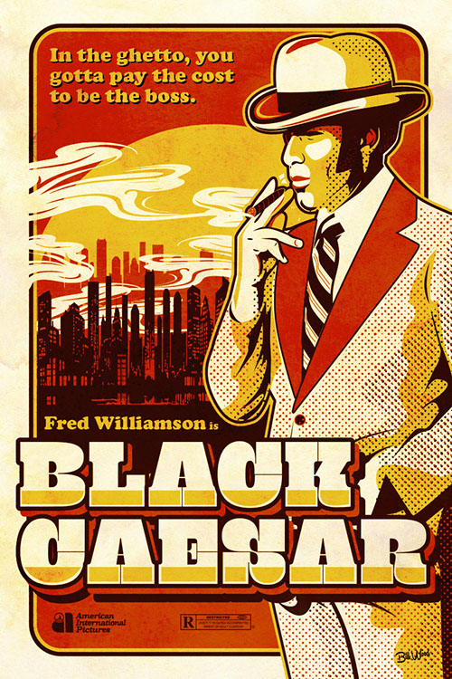 Hank Williams III poster art by Bill Wood.