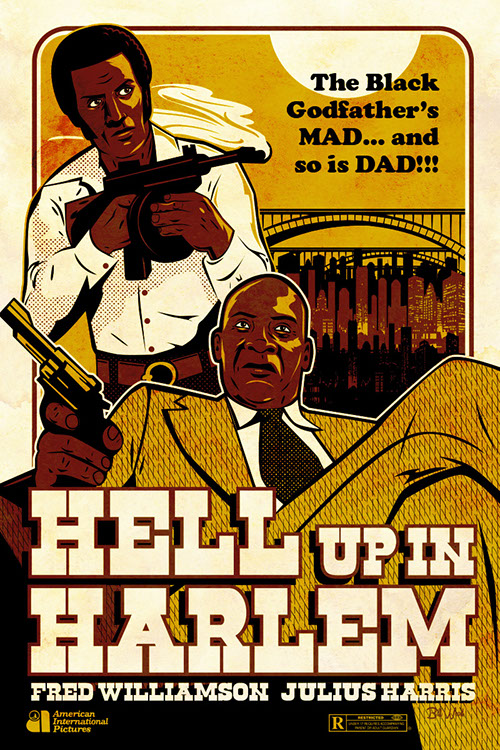Hank Williams III poster art by Bill Wood.