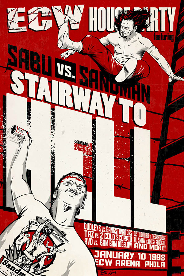 Twilight Zone poster art by Bill Wood.