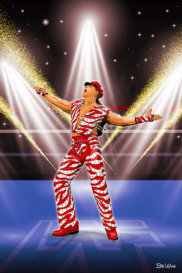 Hank Williams III poster art by Bill Wood.