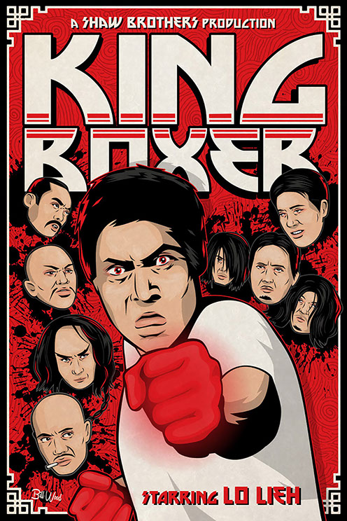 Kung Fu poster by BIll Wood.