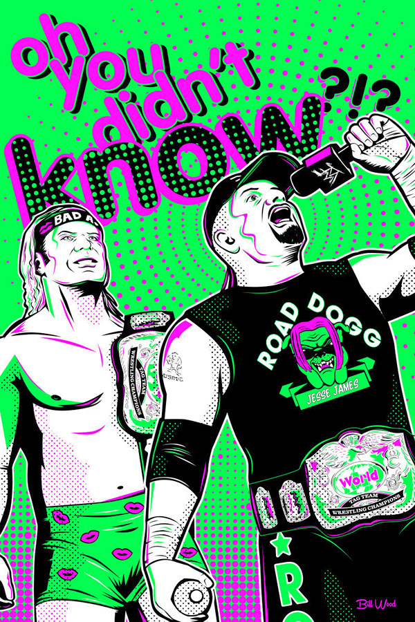 Hank Williams III poster art by Bill Wood.