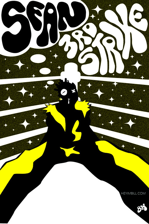 Street Fighter III: Third Strike poster art by Bill Wood.