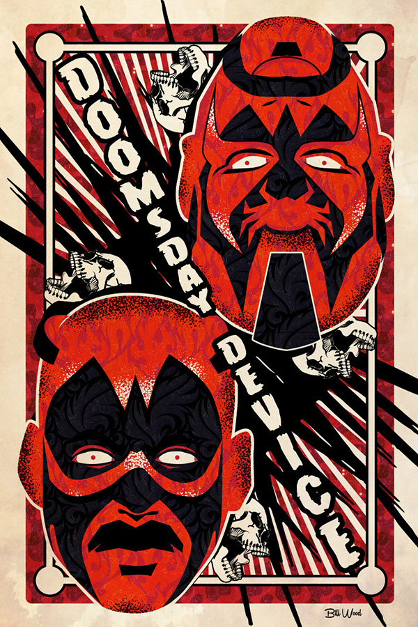 Hank Williams III poster art by Bill Wood.