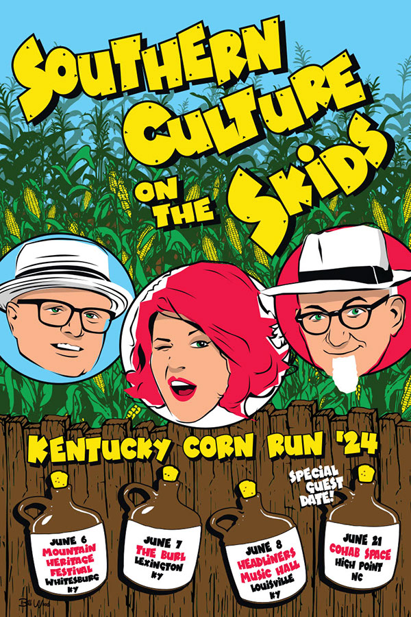 Hank Williams III poster art by Bill Wood.