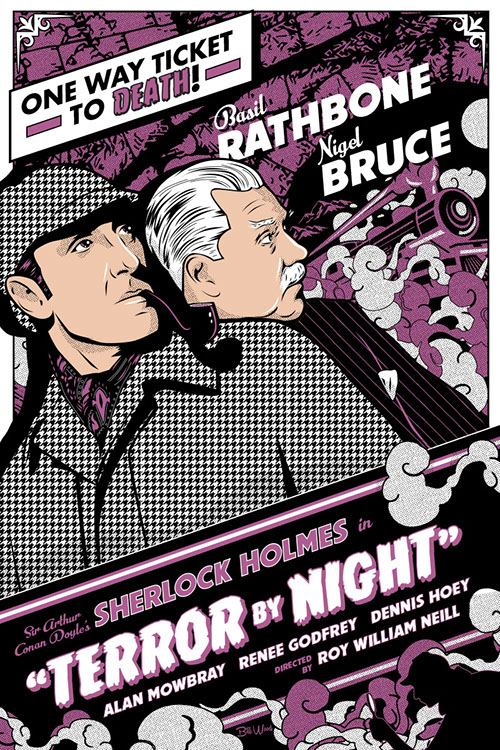 The Exorcist poster art by Bill Wood.