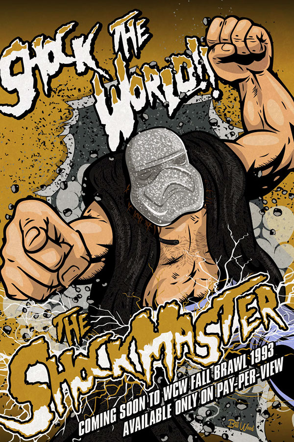 Hank Williams III poster art by Bill Wood.