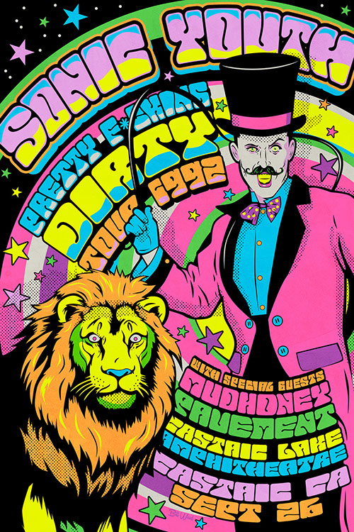 The Smiths poster art by Bill Wood.