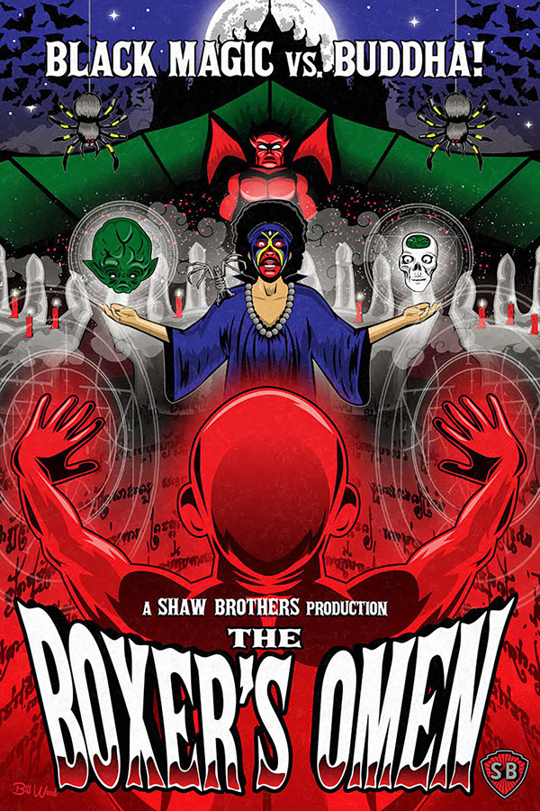 The Boxer's Omen Kung Fu poster by Bill Wood.
