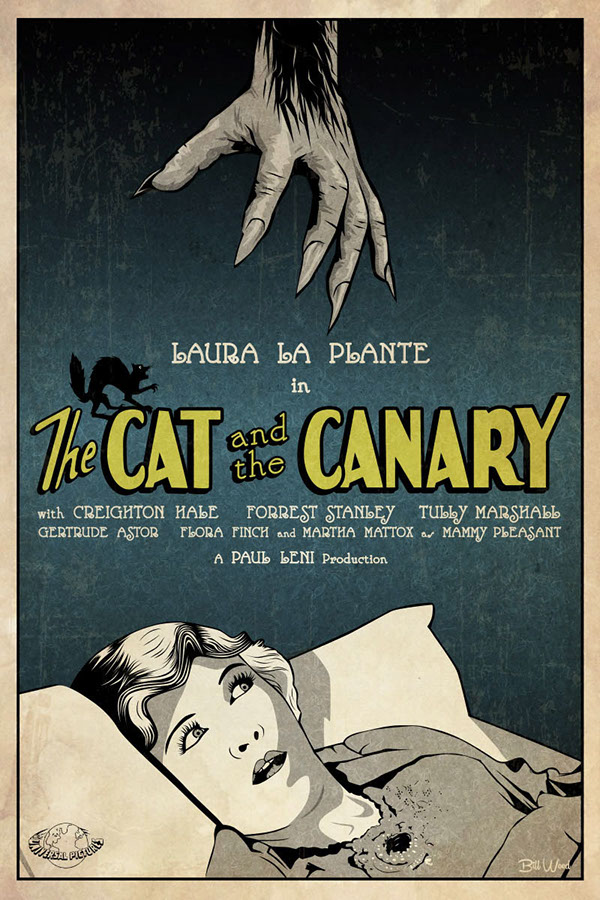 The Cat and the Canary poster art by Bill Wood.