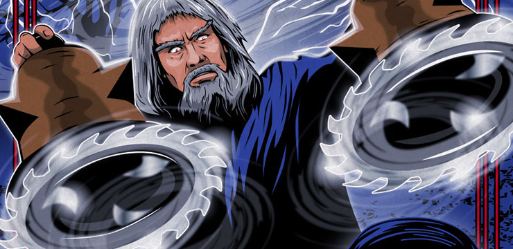 Drunken Master Kung Fu movie poster art by BIll Wood.