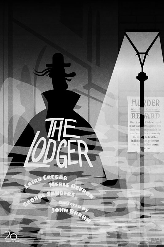 The Lodger poster art by Bill Wood.