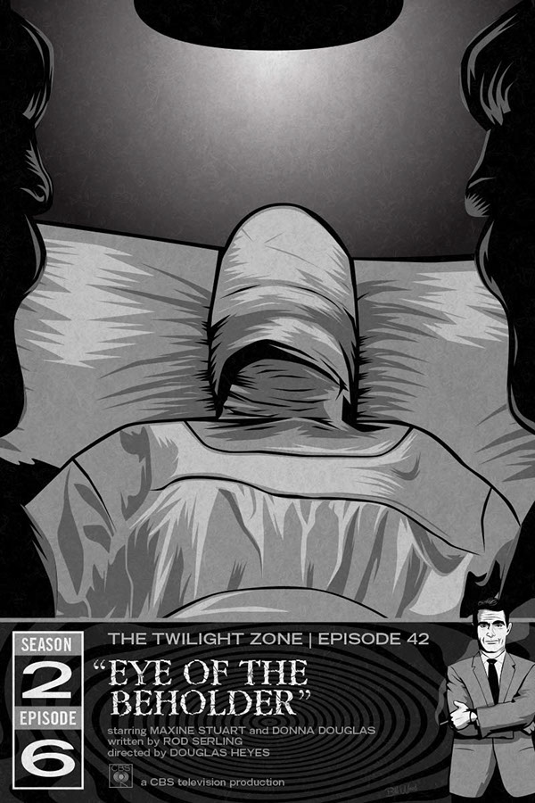 Twilight Zone poster art by Bill Wood.