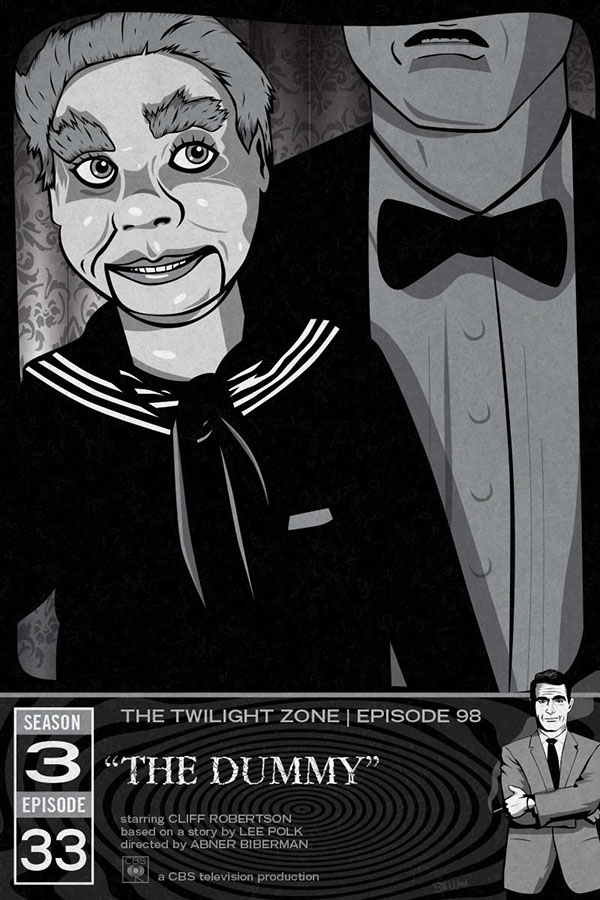 Twilight Zone poster art by Bill Wood.