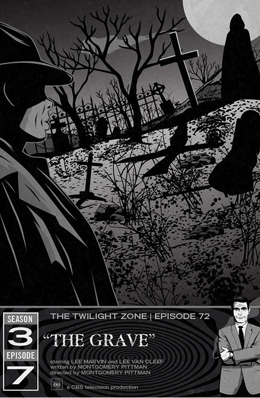 Twilight Zone poster art by Bill Wood.
