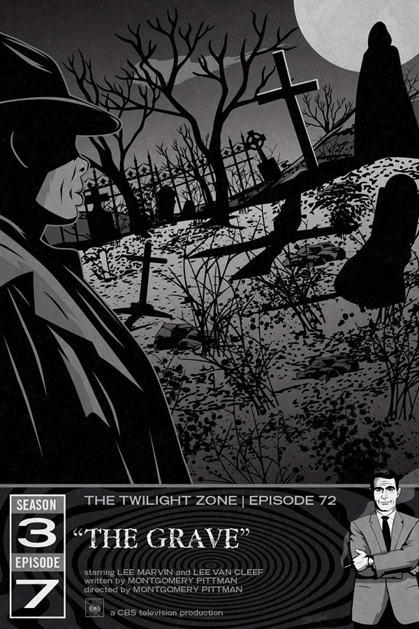 Twilight Zone poster art by Bill Wood.