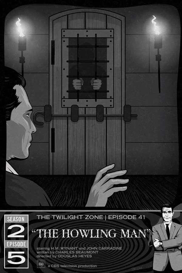 Twilight Zone poster art by Bill Wood.