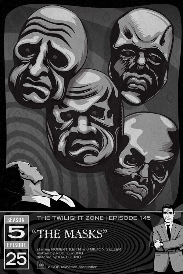 Twilight Zone poster art by Bill Wood.