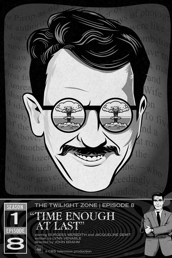Twilight Zone poster art by Bill Wood.