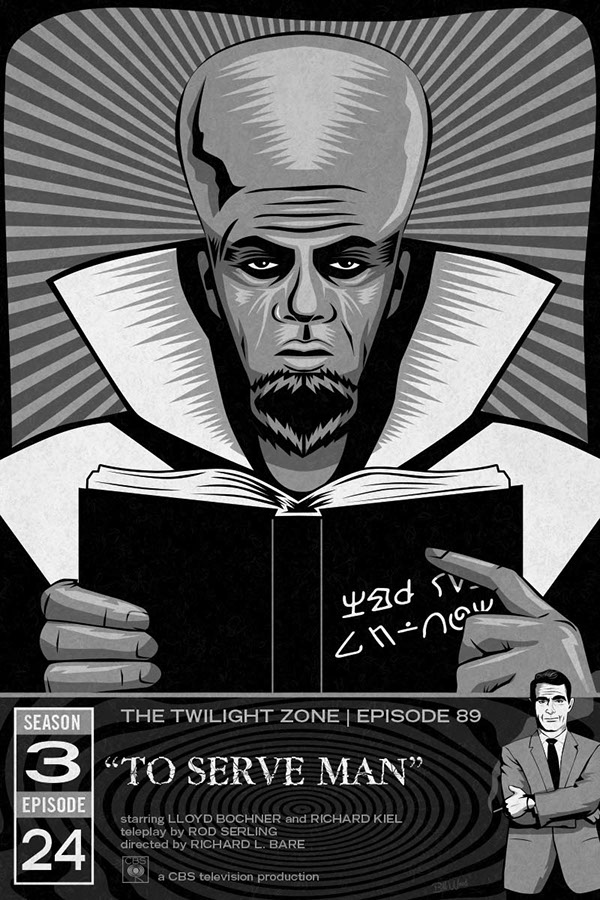 Twilight Zone poster art by Bill Wood.
